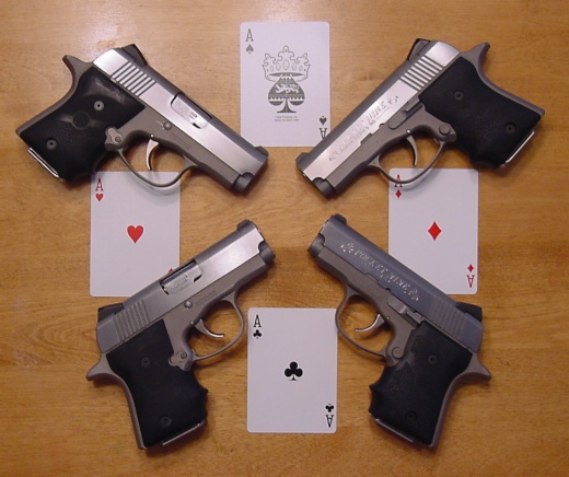 My 3"'s & 2.6"'s...next to the P238, the Colt Pony is my fave...so concealable, not too loud n flashy & cheap!